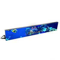 LL-S Series Frameless LED Shop Display – P1.86 · 160×960mm | Mirror Finish LED Screen, Seamless with Modern Shop Décor