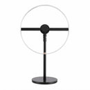 FLA Series Small Size 11cm to 42cm (4.3–16.5 inch) | 3D Holographic LED Fan | Desktop Stand with Transparent Protective Cover | Shop Display Holographic Fan | 2 Blades