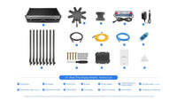 FLS Series Large Size 150cm to 180cm (59.1–70.9 inch) | 3D Holographic LED Fan | Fan Only / Fan with Dual-Pole Mobile Stand | Smart Advertising Holographic Display | 8 Blades
