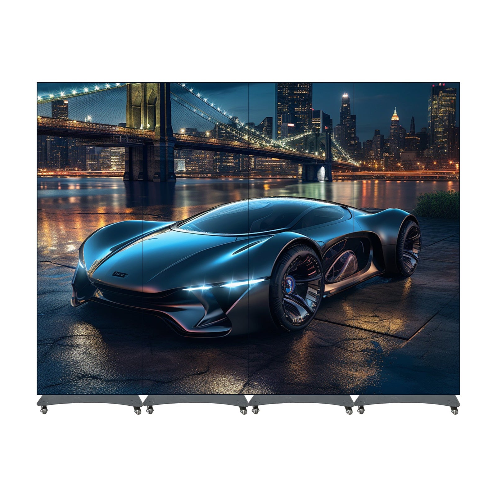 LP-GOB Series LED Screen Display | 2560×1920mm (8.4FT × 6.3FT) | P1.53 / P1.86 / P2.5 | GOB Protective Surface | Turnkey LED Wall for Church & Stage