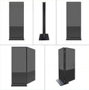 43‘’ Dual-Sided Indoor Floor-Standing LCD Digital Poster with Wheel Stand | Android RK3568 2GB+16GB | No Touch | CMS Preinstalled