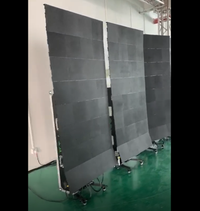 EP-M Series Foldable & Liftable LED Poster | 1×4m Indoor Display Kit | P3.9mm | Remote Control + Rolling Case Solution