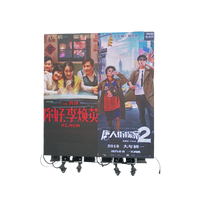 EP-M Series Foldable LED Poster | 1×2.25m All-in-One Rolling Case | P3.9mm Indoor | Remote Liftable LED Display Kit