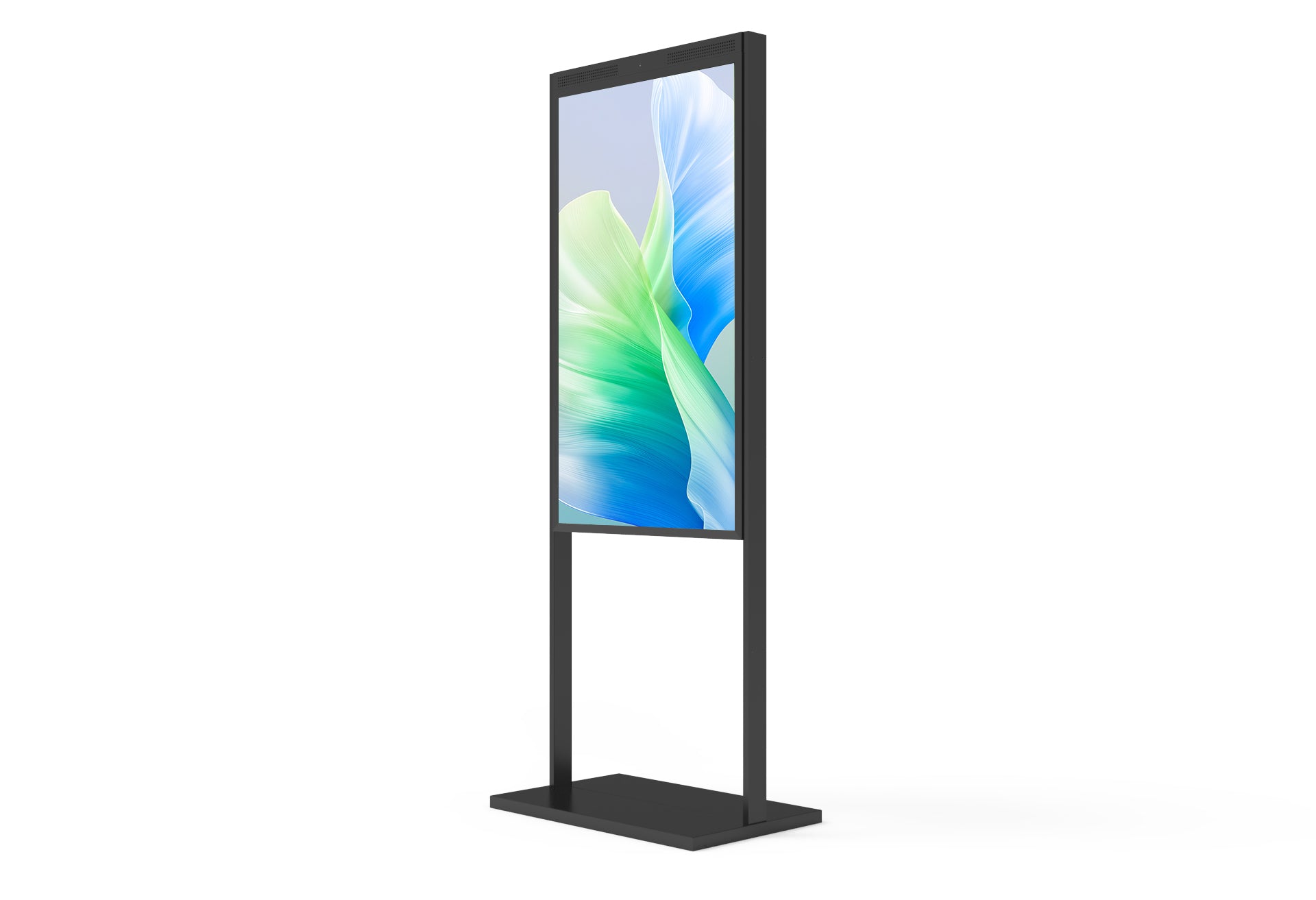 43" Double-Sided High Brightness LCD Window Display, 2500nits Front + 700nits Back, Android 2+32G, Non-Touch, Cloud/APP/USB, Hanging/Floor Stand