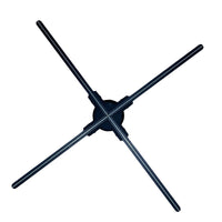 3D-F Series 3D Hologram Fan LED Display – 52cm to 65cm (20.5”–25.6”) | High Brightness Holographic Advertising Projector | Fan Only / with Transparent Protective Cover (Protective Housing) / with Black Background Cover (Protective Housing)