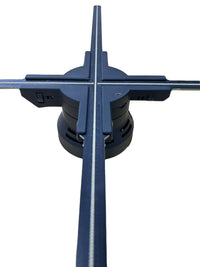 3D-F Series 3D Hologram Fan LED Display – 52cm to 65cm (20.5”–25.6”) | High Brightness Holographic Advertising Projector | Fan Only / with Transparent Protective Cover (Protective Housing) / with Black Background Cover (Protective Housing)