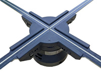 3D-F Series Large 3D Hologram Fan LED Display – 80cm to 100cm (31.5”–39.4”) | High Brightness Holographic Advertising Projector | Fan Only / with Floor Stand / Ceiling Mount (No Housing)