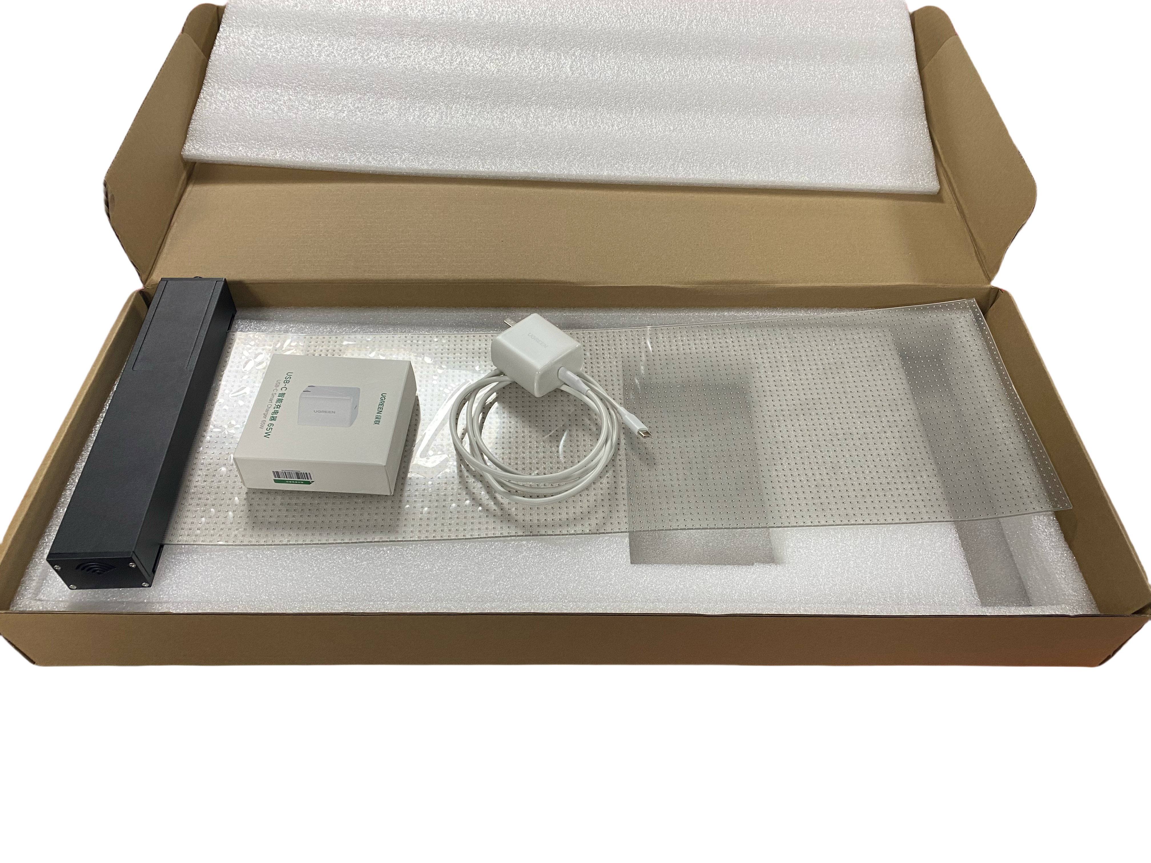 P10 Transparent Window Display – 240×600 mm | 2000nits High-Brightness Glass Sticker Screen for Storefronts & Facades | Plug & Play