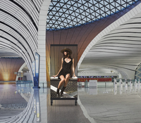 LP-T Series Transparent LED Poster Display | 1×2m | P3.91mm | Holographic LED Film for Storefront Glass & Showcase Windows