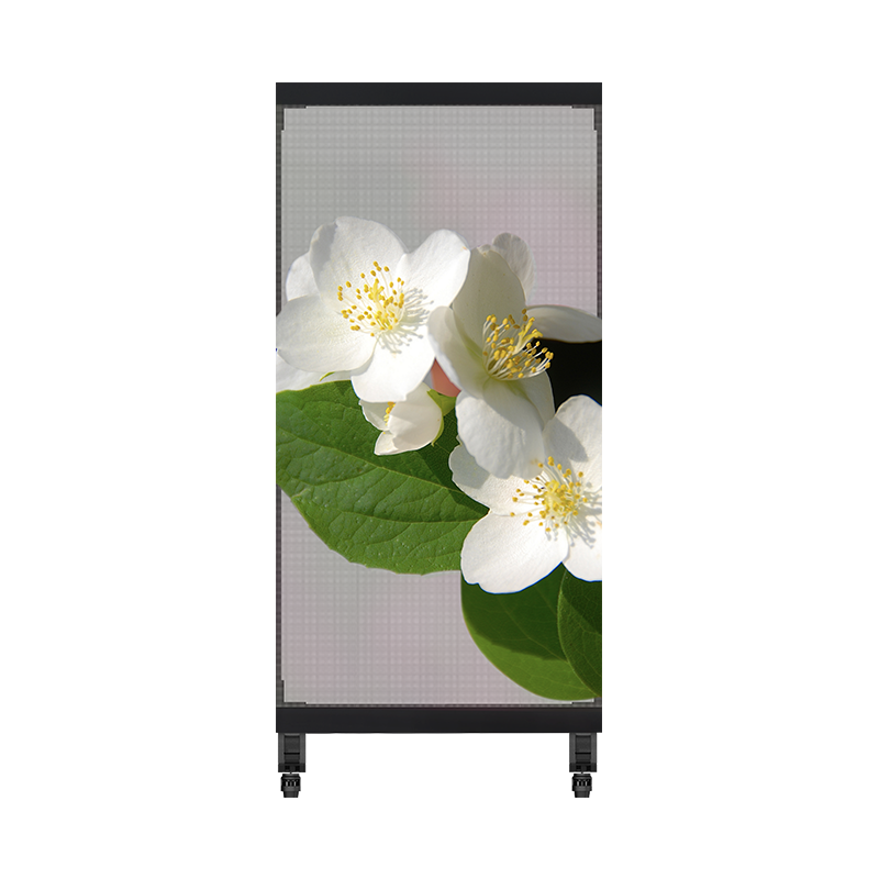 LP-T Series Transparent LED Poster Display | 1×2m | P3.91mm | Holographic LED Film for Storefront Glass & Showcase Windows