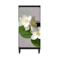 LP-T Series Transparent LED Poster Display | 2×2m | P3.91mm | Large Holographic LED Film Screen for Retail Window Display