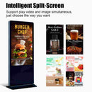 65" LCD Indoor Digital Media Display Advertising Poster