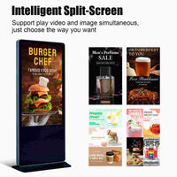 65" LCD Indoor Digital Media Display Advertising Poster
