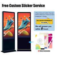 75" LCD Indoor Digital Media Display Advertising Poster