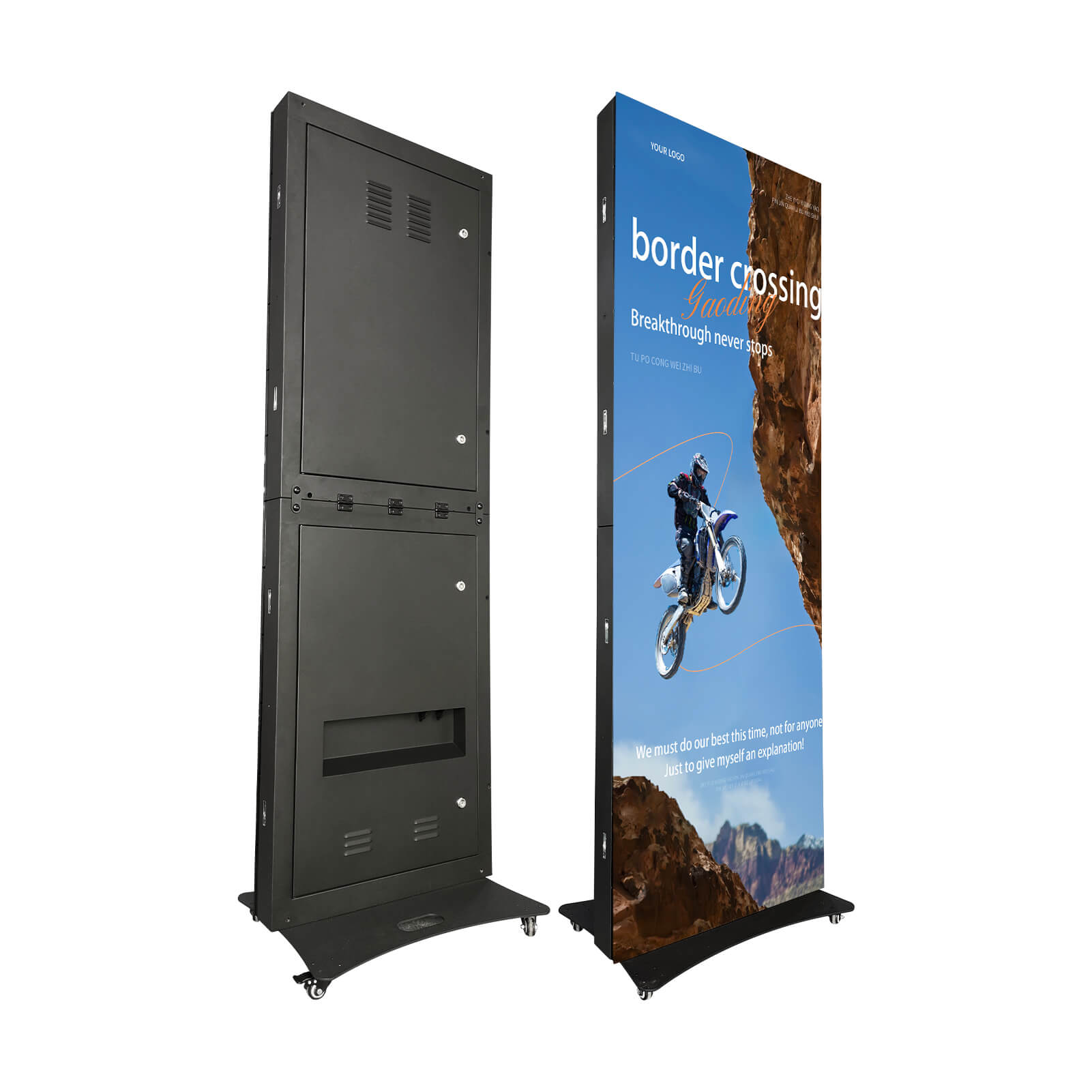 Outdoor P2.5 LP Series C251 Digital Signage Poster 640 x 1920mm