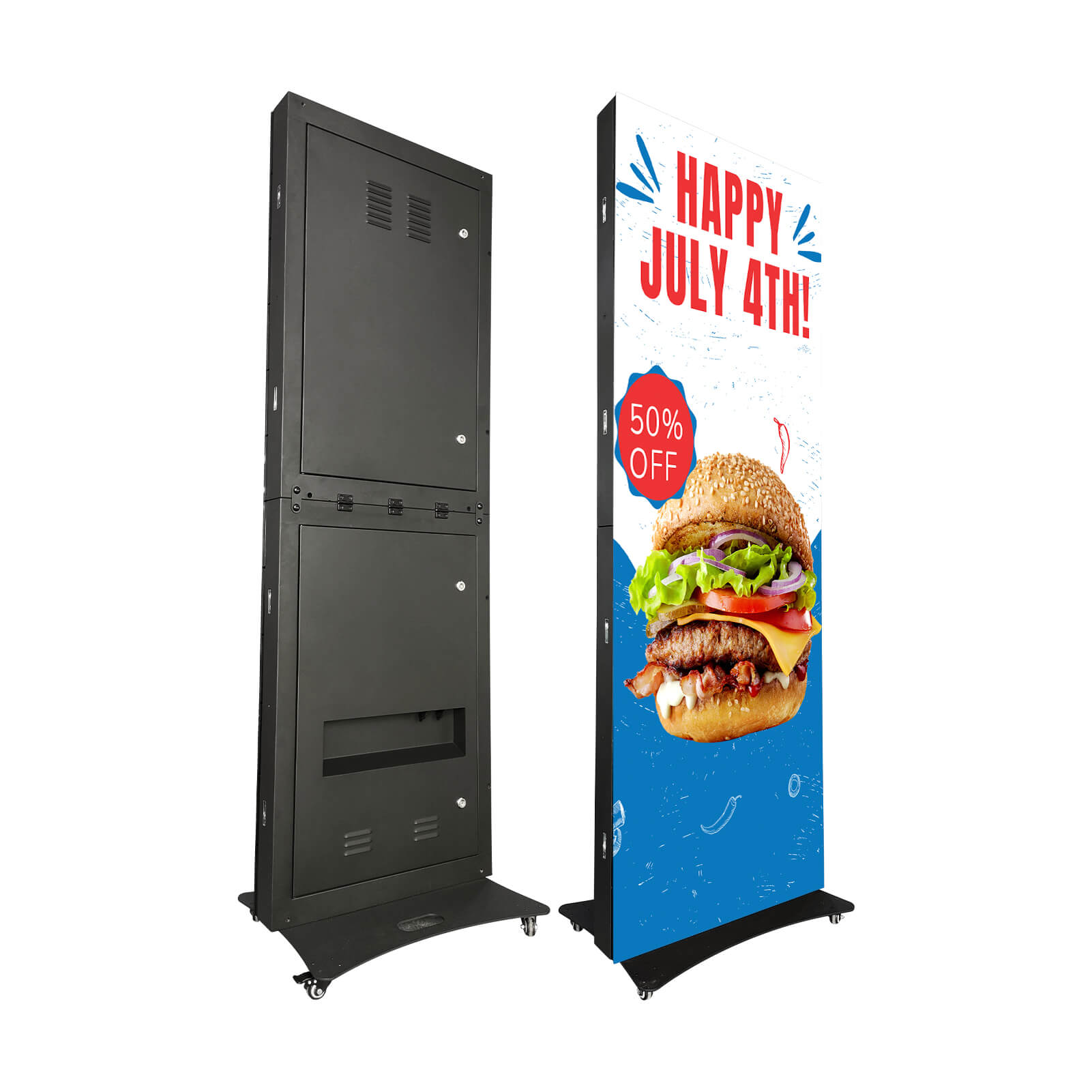 Outdoor P3.076 LP Series C307 Digital Signage Poster 640 x 1920mm