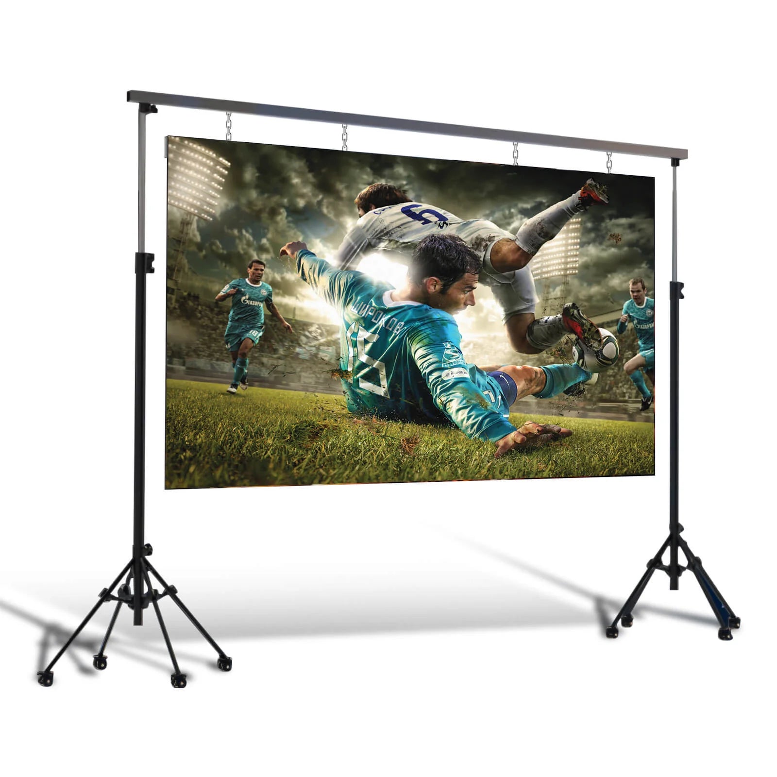 LP-RS 88 Inch Rolling TV P1.25 2x1 Meters 2SQM Portable LED Display Screen Kit