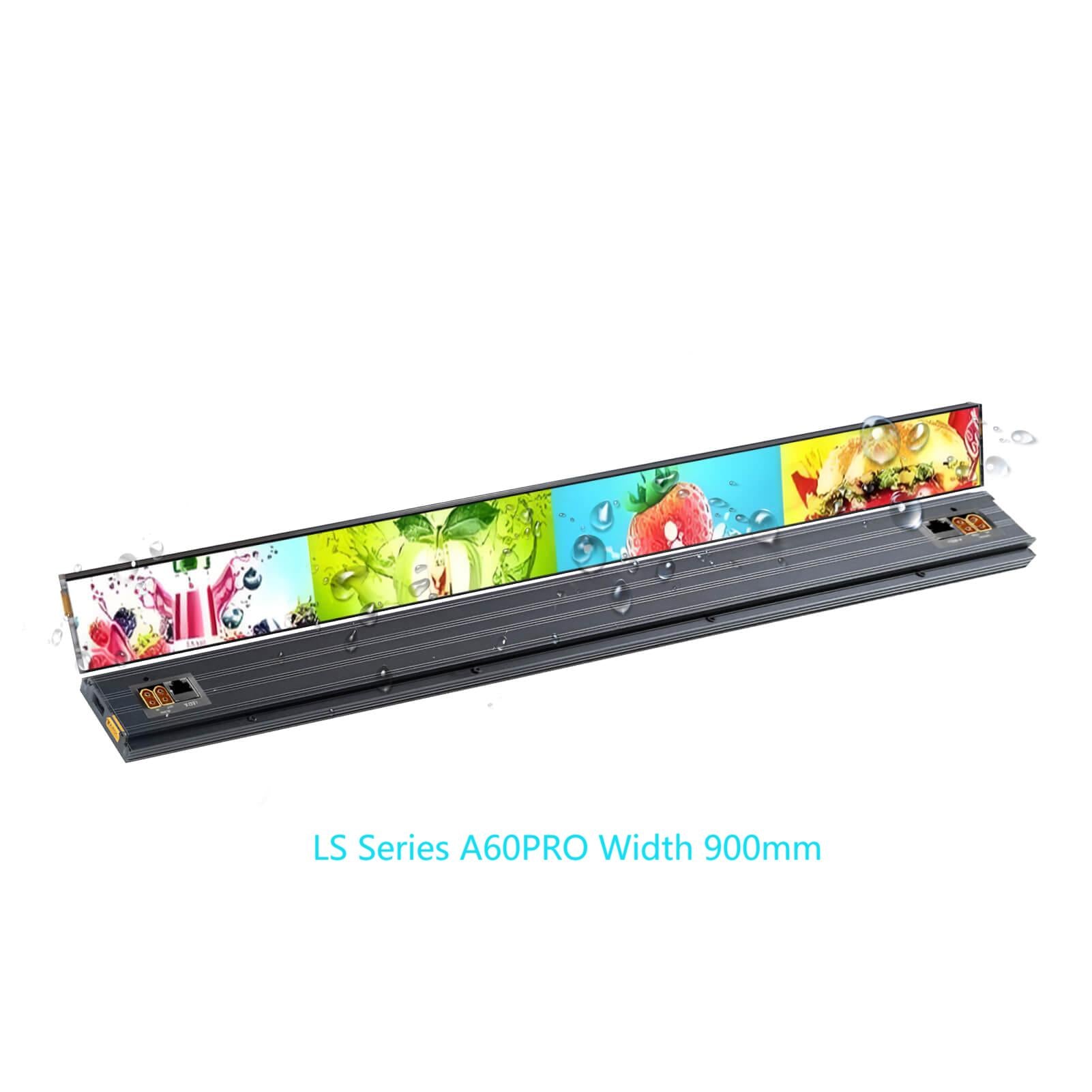 P1.25 GOB LS Series A60PRO Digital Shelf LED Advertising Display Screen Height Size 60mm