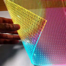 P5 Indoor Flexible LED film Moduler Size 1000 x 320mm Self-adhesive For Shop Window