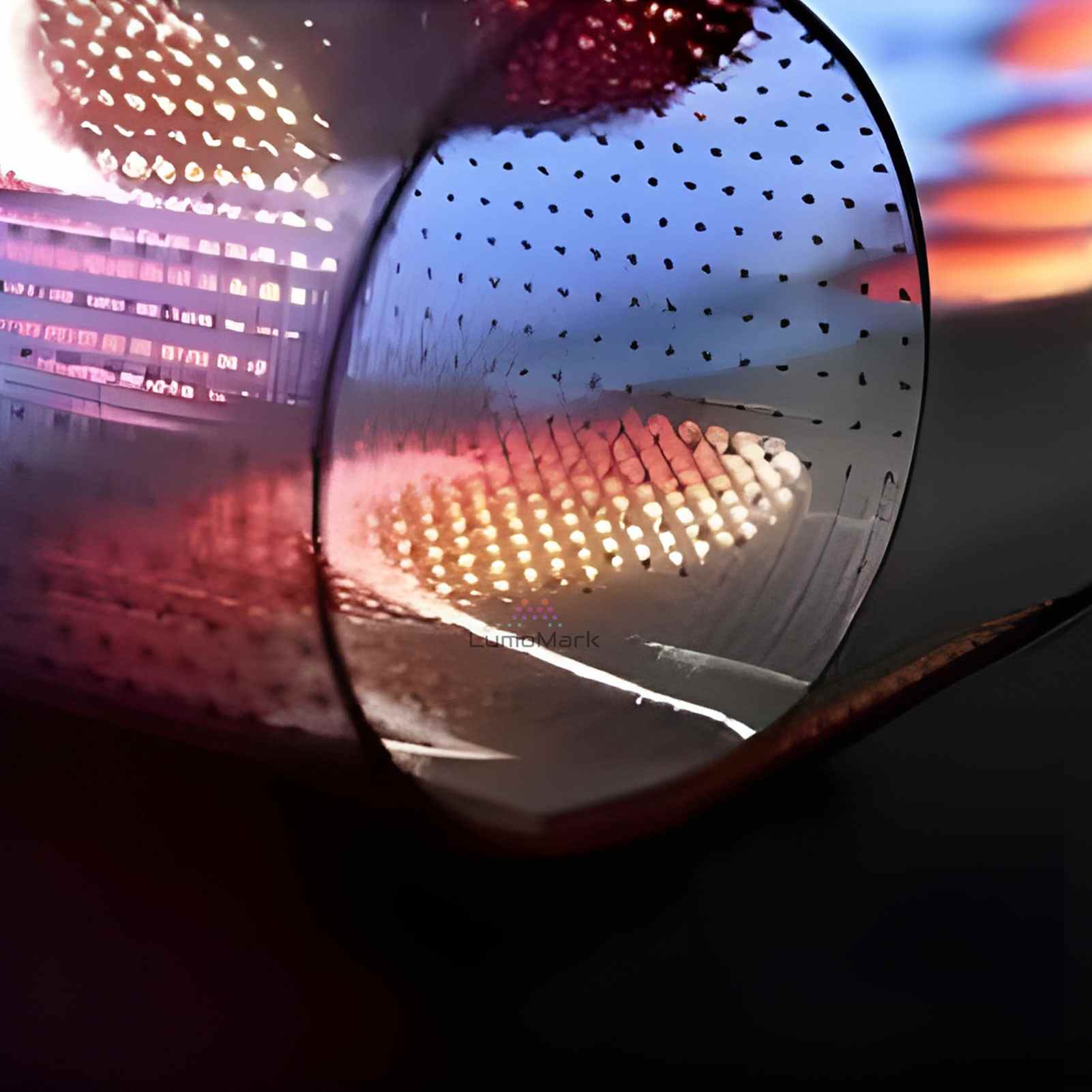 P15 High Transparency Indoor Flexible LED film Display Unit Size 990 x 390mm Self-adhesive on Glass and Window