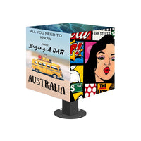 MC Series Multi-Option Magic Cubic LED Display –480mm | P2.5 | 5 Face | Indoor| Display Cube for Retail & Events