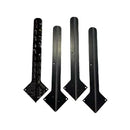 FLA Series Medium Size 45cm to 49cm (17.7–19.3 inch) | 3D Holographic LED Fan | Fan Only / Transparent Protective Cover / Black Background Protective Cover | Professional LED Holographic Fan | 4 Blades