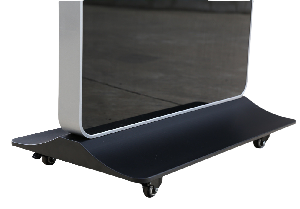 65‘’ Single-Sided Indoor Floor Stand LCD Digital Poster with Wheel Base | | Android RK3568 2GB+16GB | Non-Touch / Infrared / Capacitive Touch | CMS Preinstalled