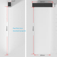 Indoor Flexible Adhesive LED film Display Handheld Sample Kit Demo Testing For Customized Project