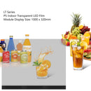 P5 Self-adhesive Indoor Flexible LED film Display Unit Size 1000 x 320mm