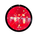 RD Series 23.6 Inch Round / Circular LCD Digital Display Screen – Dia.599.4mm Viewable | Optional Capacitive Touch | Cloud / App / USB Disk Playback