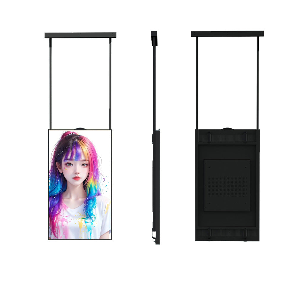 32" Single-Sided 2500nits High Bright LCD Window Advertising Display, Android RK3568 2G+32G, Non-Touch, Cloud/APP/USB, Wall-Mount/Floor Stand/Suspended Installation