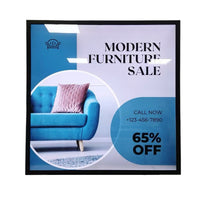 SQ Series 39.4 Inch Square LCD Digital Monitor Screen – 707×707mm Viewable | Cloud / App / USB Disk Playback