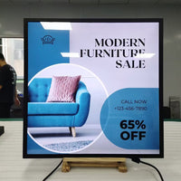 SQ Series 26.5 Inch Square LCD Digital Screen Display – 476×476mm Viewable | Cloud / App / USB Disk Playback