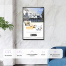 65" Indoor Wall-Mount LCD Digital Poster | Android RK3568 2GB+16GB | Non-Touch / Infrared / Capacitive Touch | CMS Software | VESA Mount