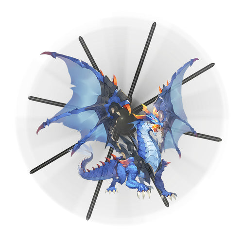 3D-M Series Ultra-Large 3D Hologram Fan LED Display – 200cm (78.7”) | High Brightness Holographic Advertising Projector for Trade Shows & Stage Events | Fan Only / with Floor Stand (Heavy-Duty Frame)