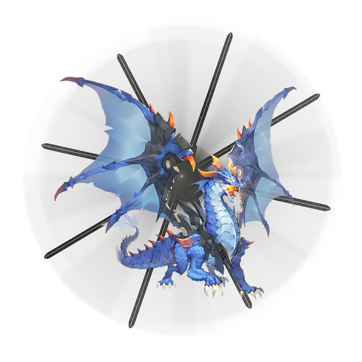 3D-M Series Ultra-Large 3D Hologram Fan LED Display – 200cm (78.7”) | High Brightness Holographic Advertising Projector for Trade Shows & Stage Events | Fan Only / with Floor Stand (Heavy-Duty Frame)