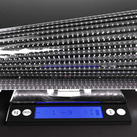 P10 High Transparency Indoor Flexible LED film Display Unit Size 1000 x 400mm Self-adhesive on Glass and Window