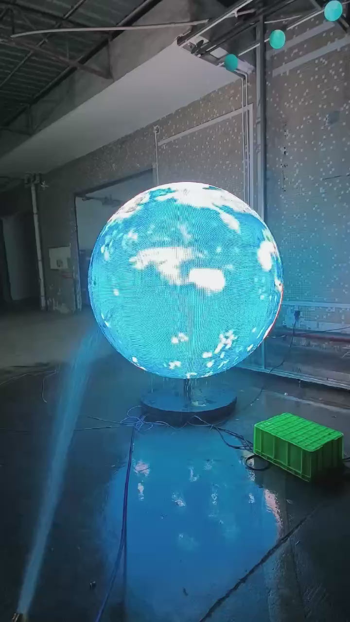 LS-O Outdoor LED Ball Screen – Dia. 150cm (5.0ft) | P5 | Weatherproof 360° LED Ball Screen for Commercial Signage & Events