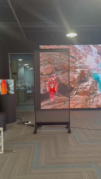 LP-T Series Transparent LED Poster Display | 1×2m | P3.91mm | Holographic LED Film for Storefront Glass & Showcase Windows