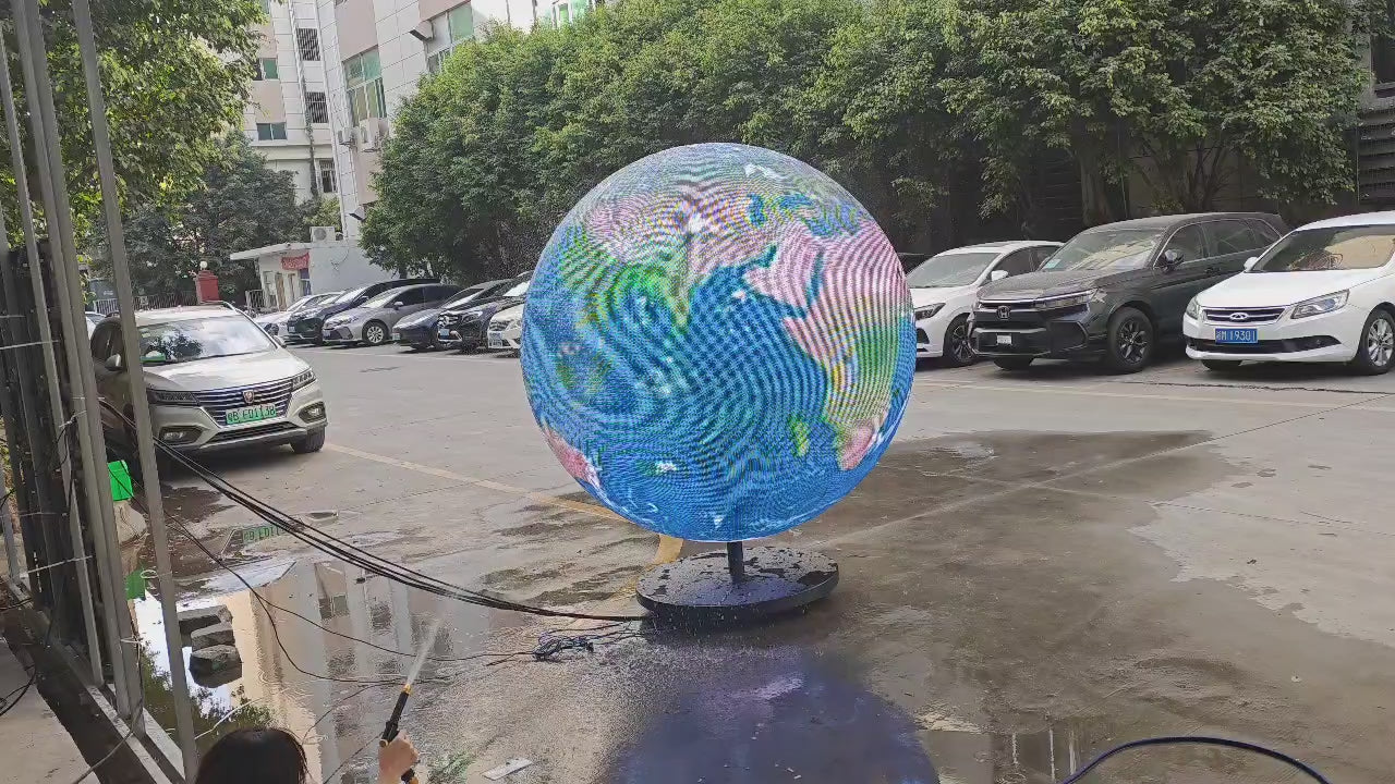 LS-O Outdoor LED Ball Screen – Dia. 150cm (5.0ft) | P5 | Weatherproof 360° LED Ball Screen for Commercial Signage & Events