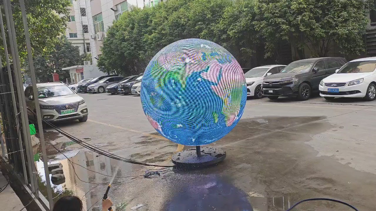 LS-O Outdoor LED Ball Screen – Dia. 150cm (5.0ft) | P5 | Weatherproof 360° LED Ball Screen for Commercial Signage & Events